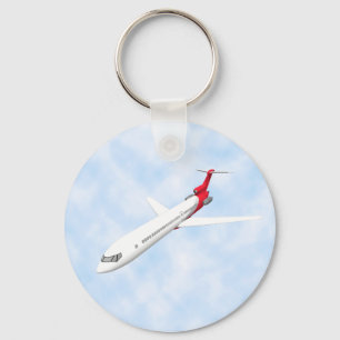 Porte-clés Avion de transport aérien commercial : Modèle 3D