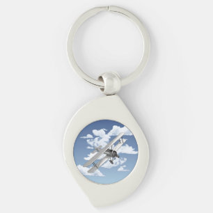 Porte-clés Avion vintage