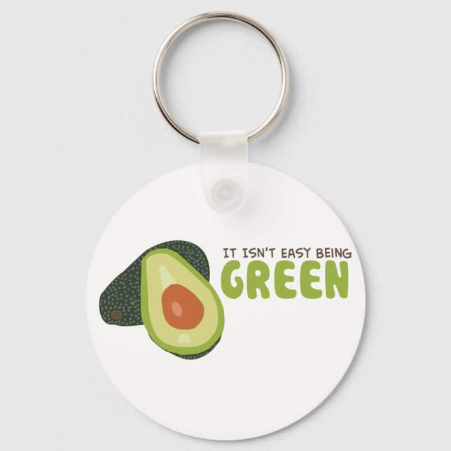 Porte-clés Avocado vert (Recto)