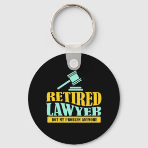 Porte-clés Avocat à la retraite non mon problème