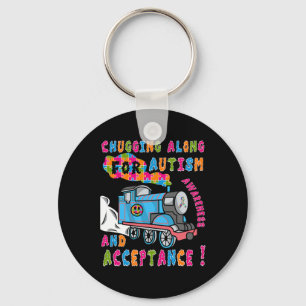 Porte-clés Avocat Acceptation Train Puzzle Cool Autisme Aware