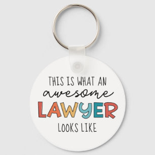 Porte-clés Avocat   Procureur   Awesome Avocat Drôle