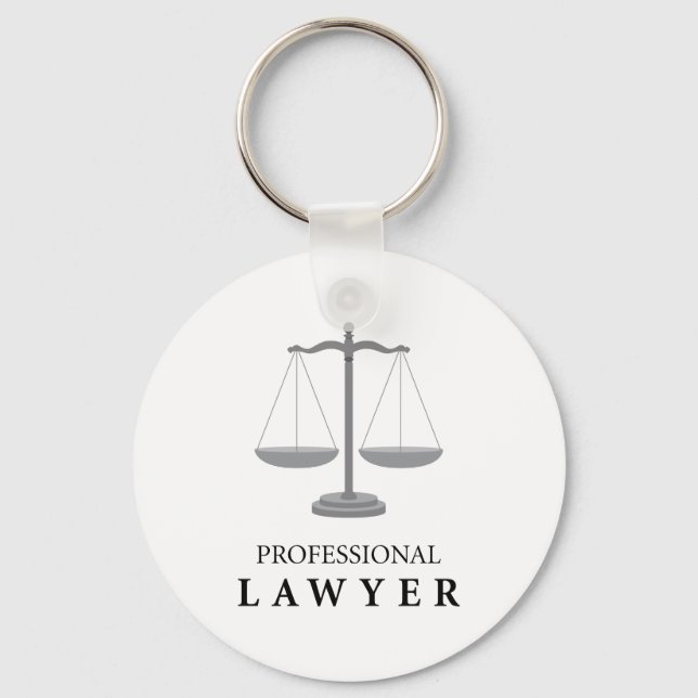 Porte-clés Avocat professionnel (Recto)