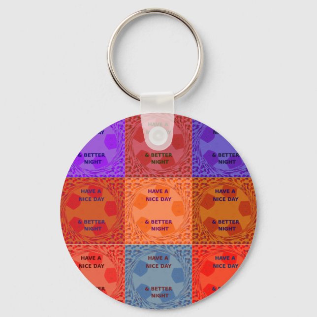 Porte-clés Avoir des couleurs de Nice Day (Recto)