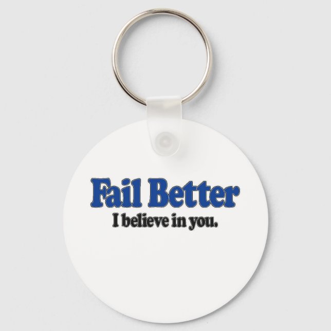 Porte-clés Avoir échoué mieux (Recto)