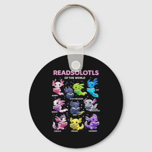 Porte-clés Axolotl mignon readsolotl du monde axolotls