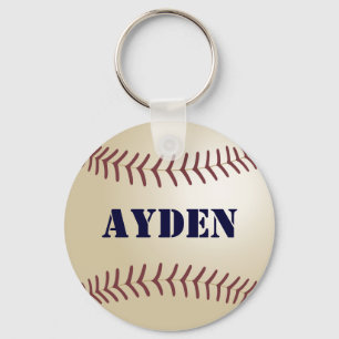 Porte-clés Ayden Baseball Keychain by 369MyName