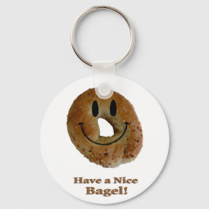 Porte-clés Ayez un bagel bon !