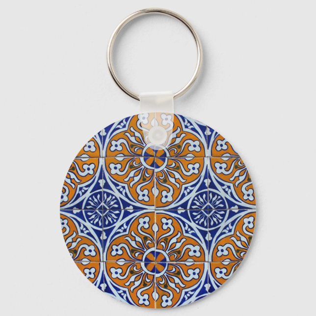 Porte-clés Azulejos, Portuguese Tiles (Recto)