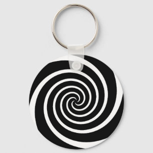 Porte-clés B/W Swirl - keychain