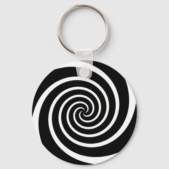 Porte-clés B/W Swirl - porte - clé (Recto)