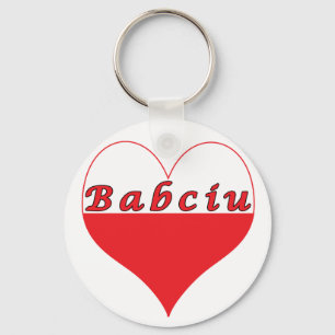 Porte-clés Babciu Coeur polonais