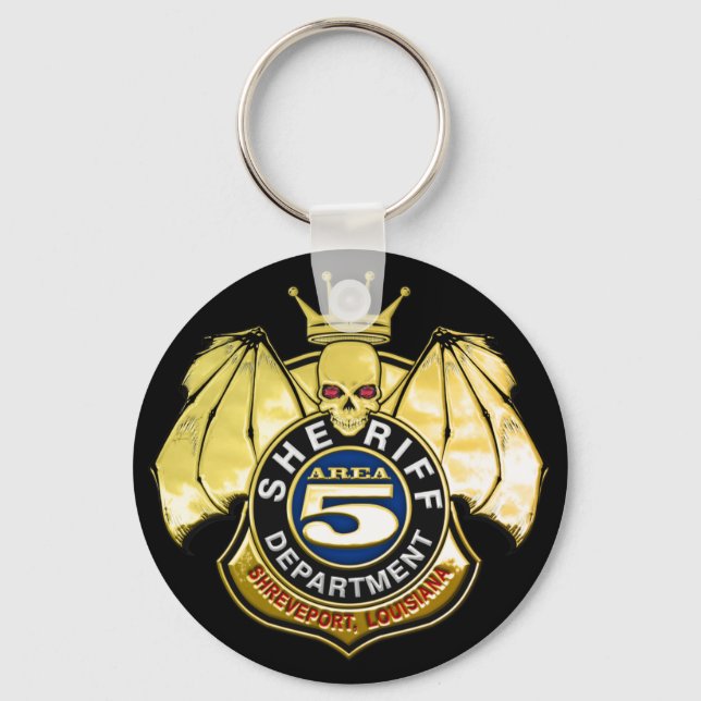 Porte-clés Badge de la zone 5 du shérif (Recto)