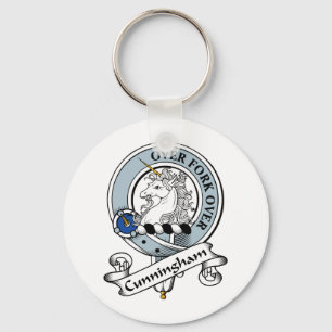 Porte-clés Badge du clan de Cunningham