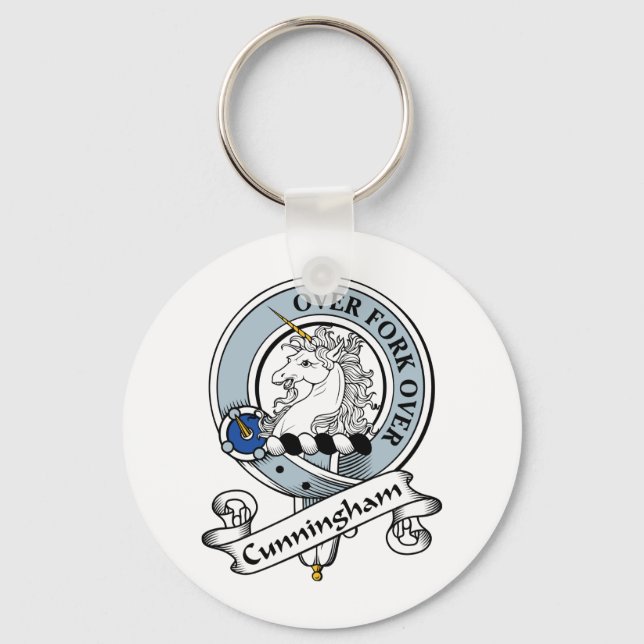 Porte-clés Badge du clan de Cunningham (Recto)