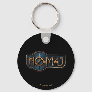 Porte-clés Badge NO-MAJ™ en or et marbre
