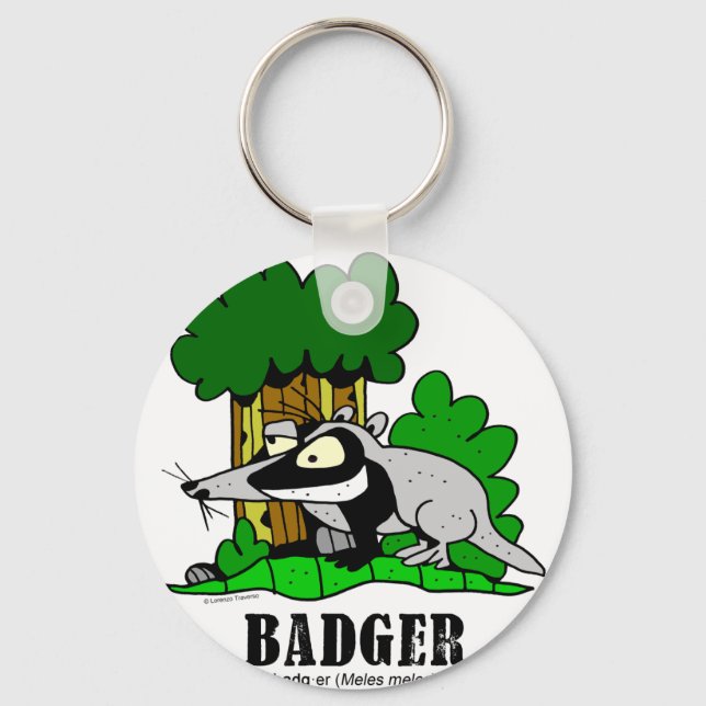 Porte-clés Badger par Lorenzo (Recto)