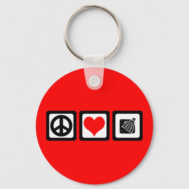 Porte-clés Badminton (Recto)