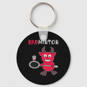 Porte-clés Badminton Devil Badminton Player Navette Sports Sm