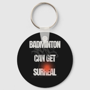 Porte-clés Badminton Peut Obtenir Surreal Racket Shuttle Jeu