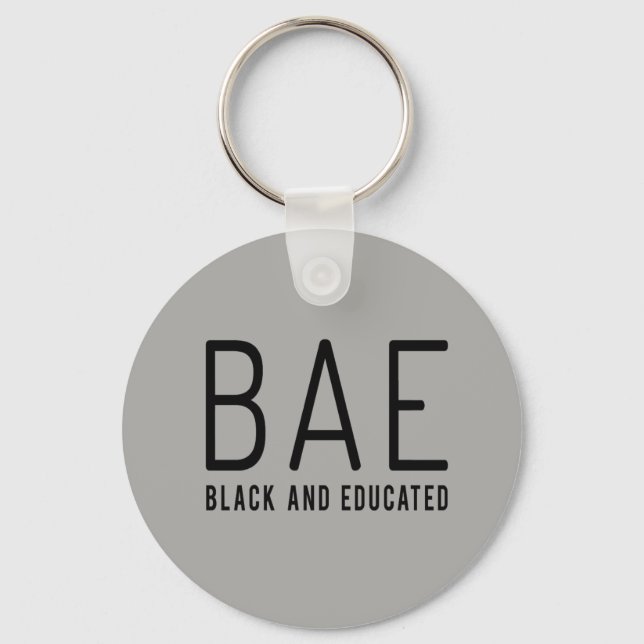 Porte-clés BAE Noir et Porte - clé instruit (Recto)
