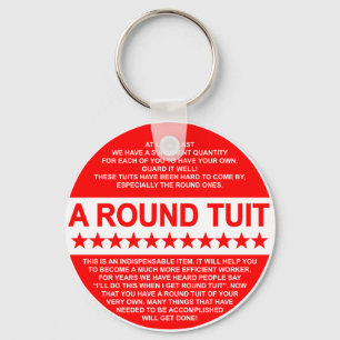 Porte-clés Bague à clé ronde