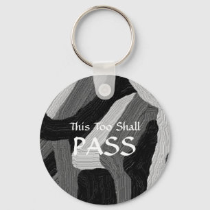 Porte-clés Bague à touches "This Too Shop Pass"