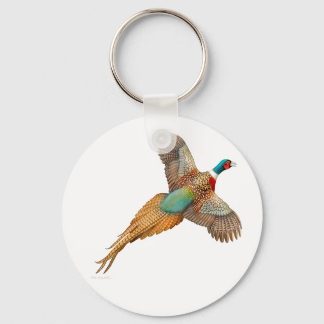 Porte-clés Bague Porte - clé de faisan cou (Recto)