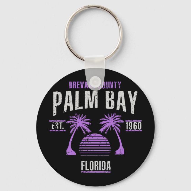 Porte-clés Baie de Palm (Recto)