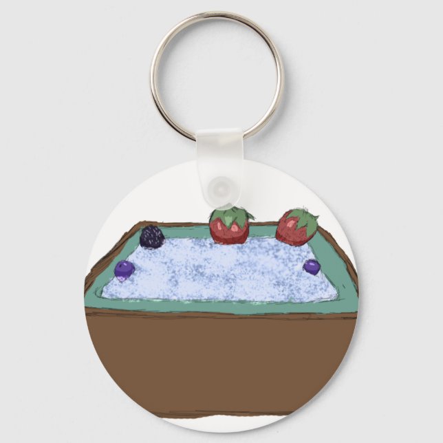 Porte-clés Bain à remous Berry (Recto)