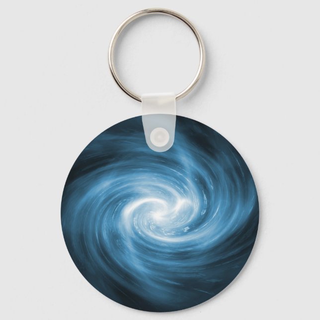 Porte-clés Bain à remous bleu clair (Recto)