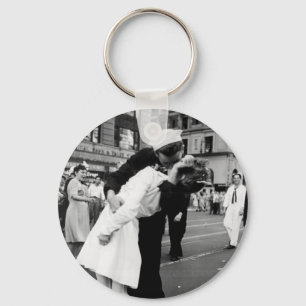 Porte-clés Baisers du carré de guerre au revoir parfois