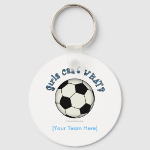 Porte-clés Bal de football en noir