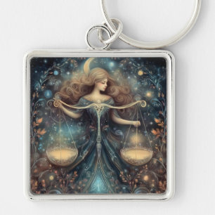 Porte-clés Balance de la Vierge zodiaque Astrologie Céleste A