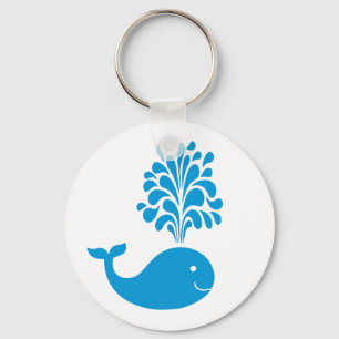 Porte-clés Baleine amusante