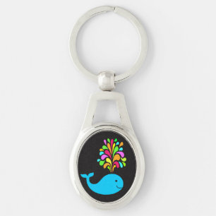 Porte-clés Baleine amusante