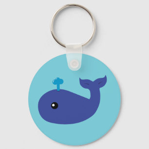 Porte-clés Baleine mignonne