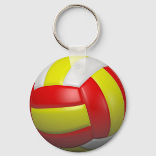 Porte-clés balle de volley-ball 3D