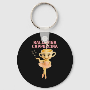 Porte-clés Ballerina Cappuccina Italien Brainrot mème Kids Gi