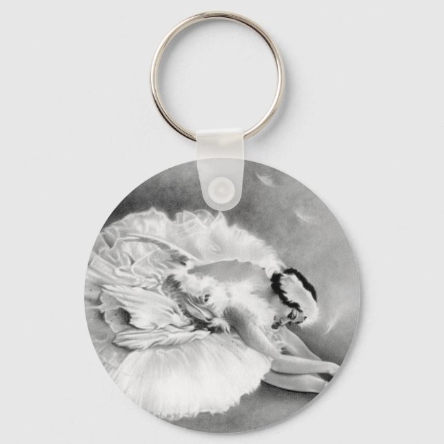 Porte-clés Ballerina Porte - clé de cygne mourant (Recto)