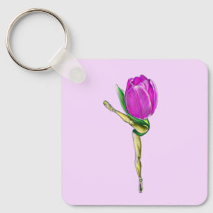 Porte-clés Ballerina Tulip Ballet Dancer Porte - clé