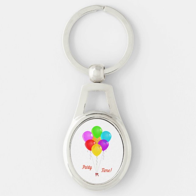 Porte-clés Ballons de parti (Devant)
