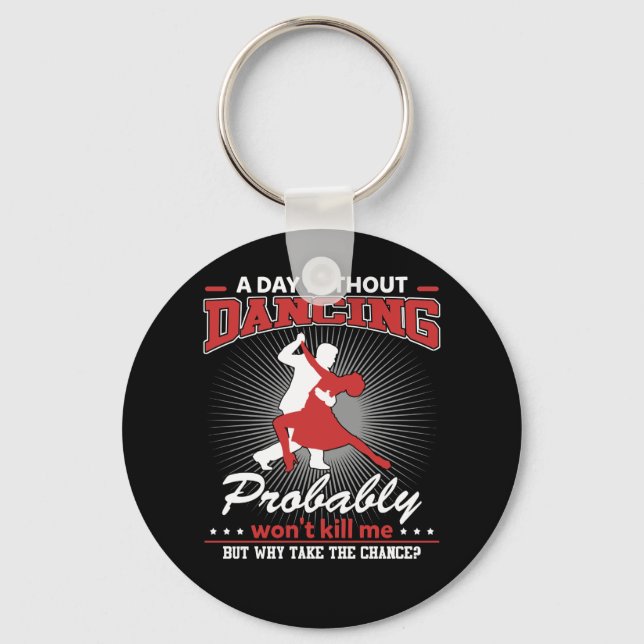Porte-clés Ballroom Swing Danser Dancesport Lindy Tango Danc (Recto)
