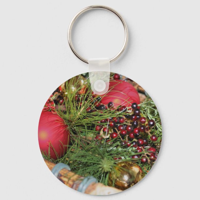 Porte-clés Balls Beads Evergreens Porte - clé de Noël (Recto)
