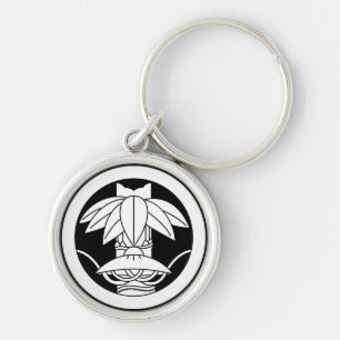 Porte-clés Bambou et casquette de carex en cercle