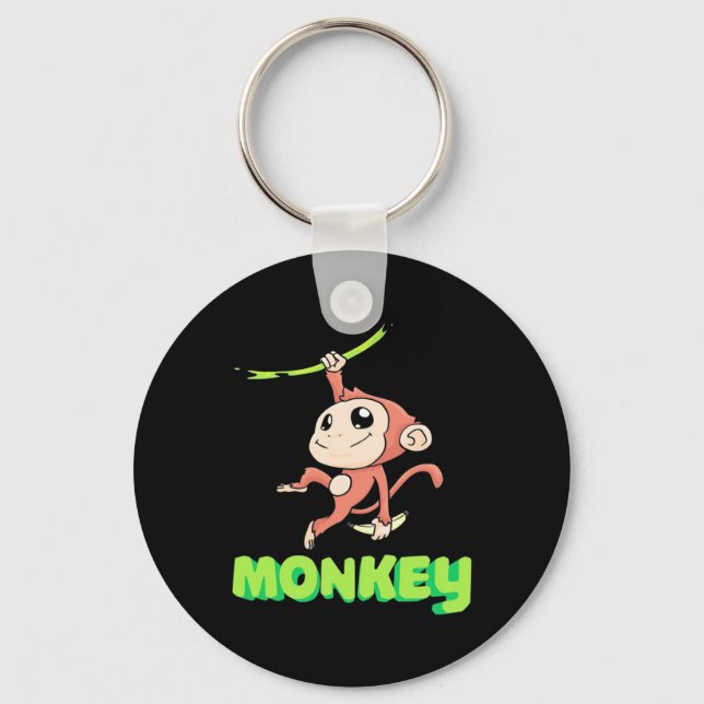 Porte-clés Banane singe (Recto)