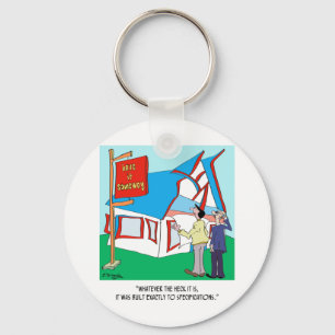 Porte-clés Bande dessinée 9233 de bâtiment