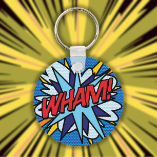 Porte-clés Bande dessinée Pop Art WHAM