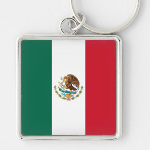 Porte-clés Bandera de Mexico Drapeau national Mexicanos
