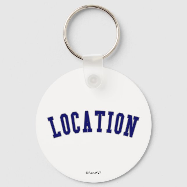 Porte-clés Banderole (Recto)